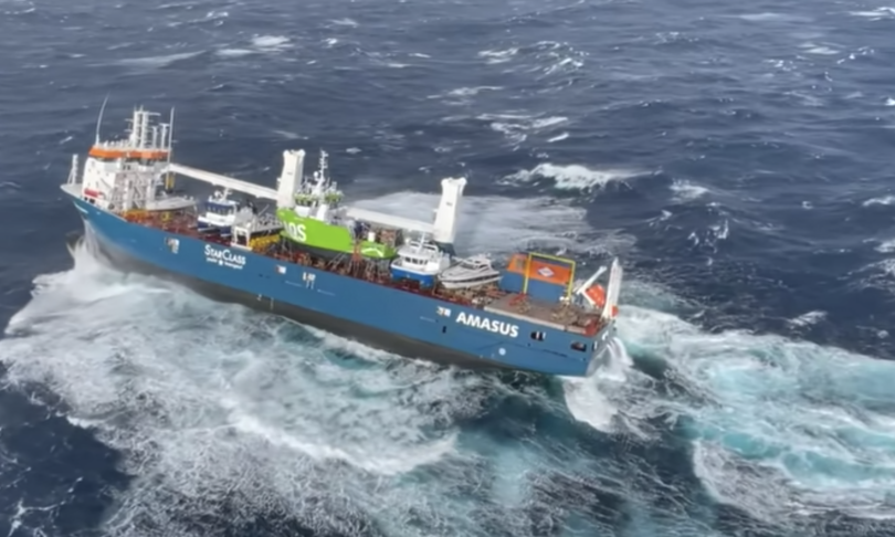 nave olandese evacuata alla deriva rischia affondamento