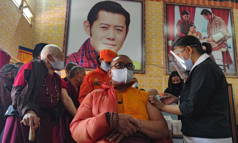 bhutan vaccinazione covid record