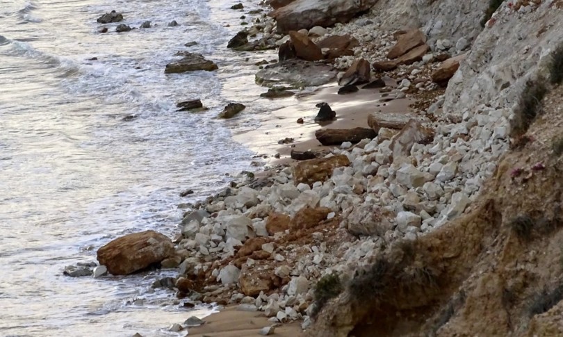 scala turchi agrigento crolla parte falesia