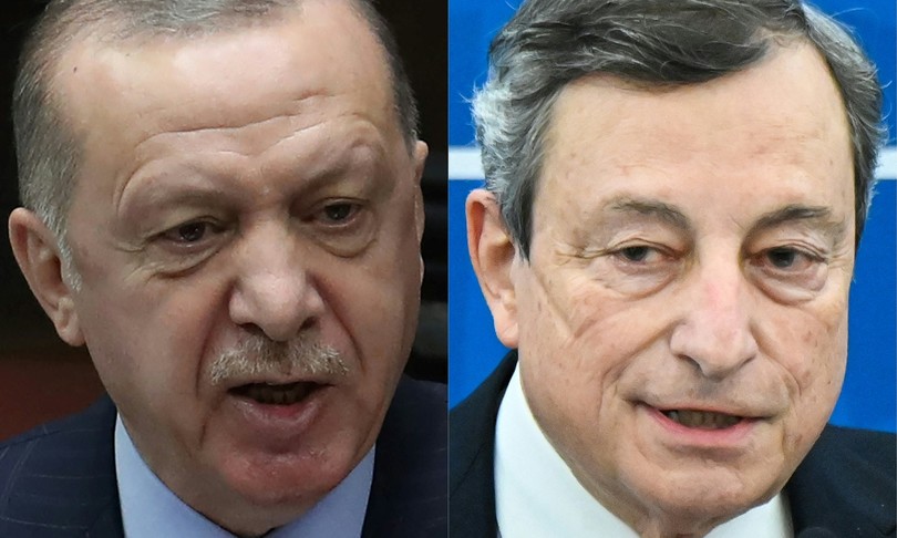 erdogan attacca draghi "impertinente e maleducato"
