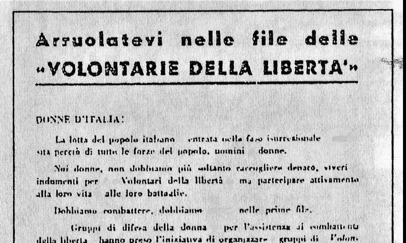 donne aiutarono liberare Genova Italia nazifascismo