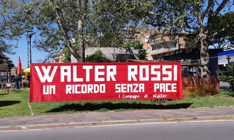 roma ricorda walter rossi restauro opera 25 aprile