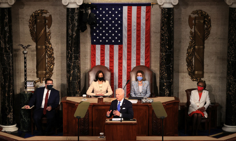 biden congresso america in marcia