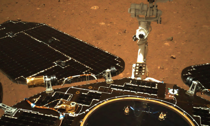 primi selfie marte scattati rover cinese zhurong