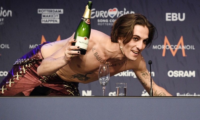 maneskin vincono european song contest