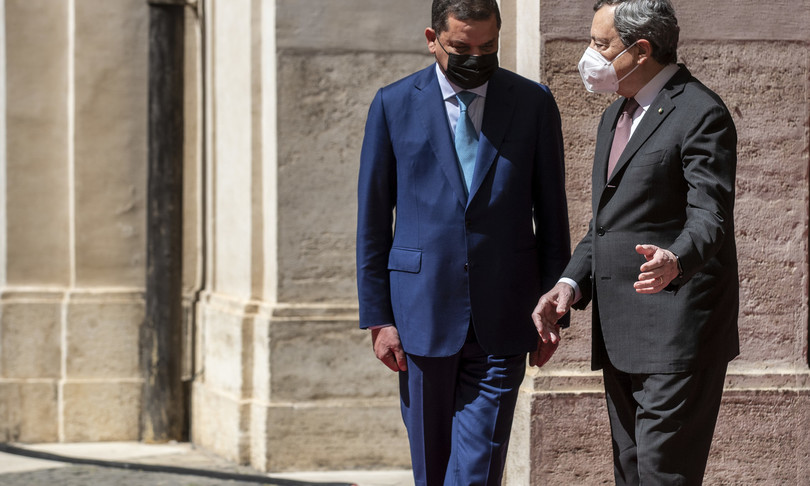 Draghi Italia a fianco Libia transizione energia