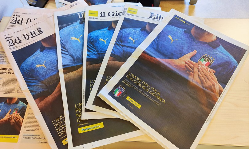 europei poste veste azzurro quotidiani italiani