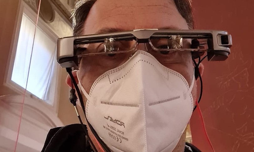 Archeologia gladiatori museo archeologico Napoli smart glasses