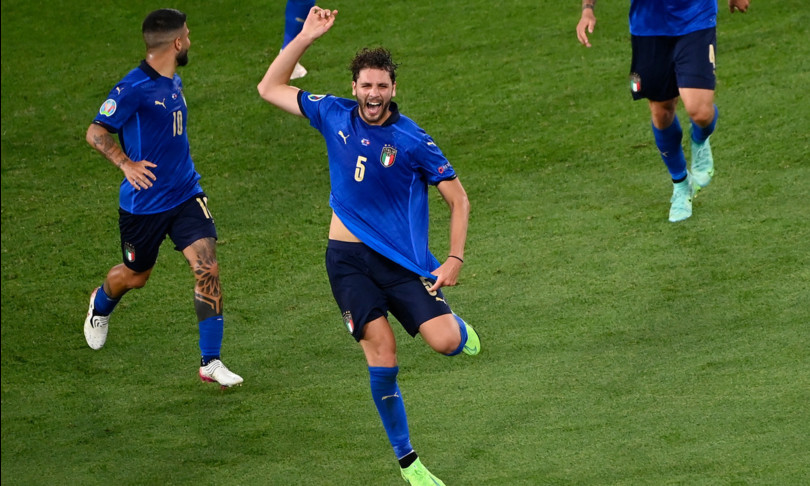 euro 2020 ascesa locatelli italia sassuolo wembley