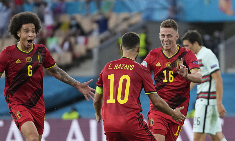 europei belgio batte portogallo quarti con italia