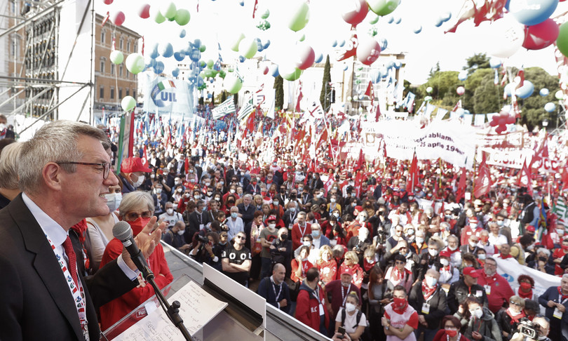 manifestazione sindacati roma contro fascismi