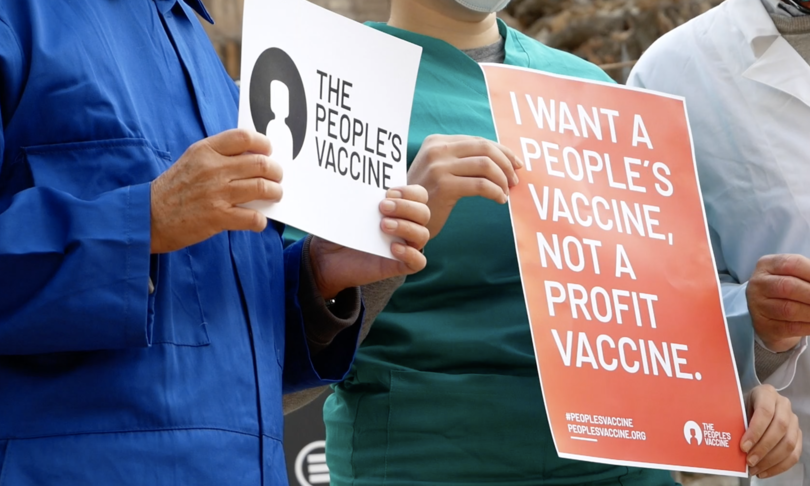 flashmob oxfam emergency amnesty vaccini