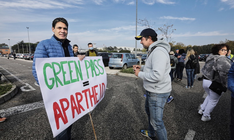 green pass corteo Trieste dopo impennata contagi