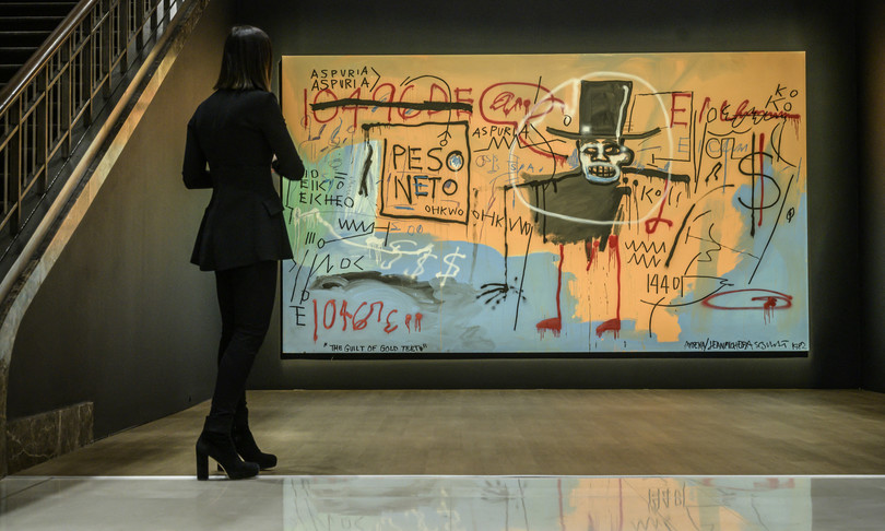 christies venduta opera basquiat la colpa dei denti oro