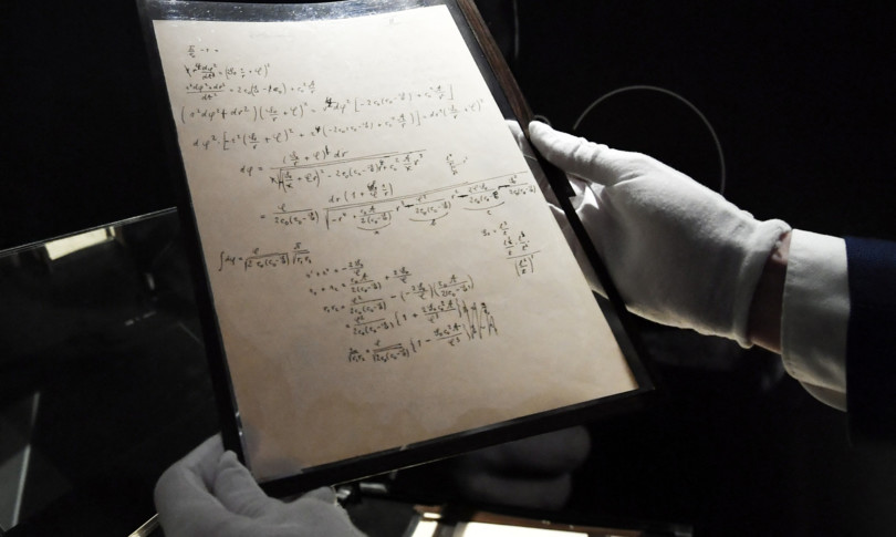 asta manoscritto einstein teoria relativita