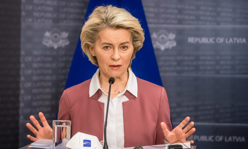 von der Leyen Omicron