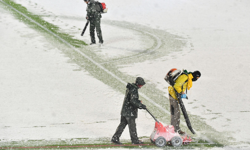 Troppa neve Atalanta Villareal rinviata