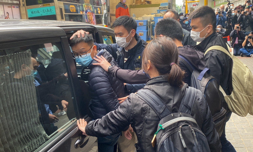 hong kong sei giornalisti arrestati per pubblicazione sediziosa