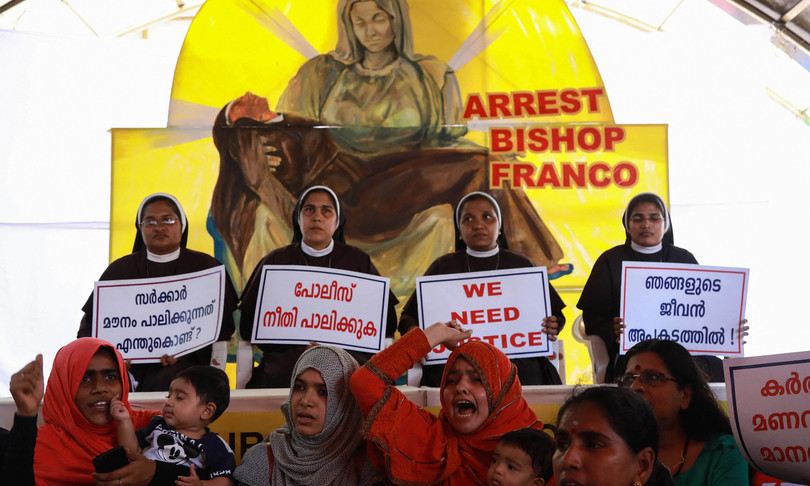 india vescovo assolto accusa violenza sessuale suora
