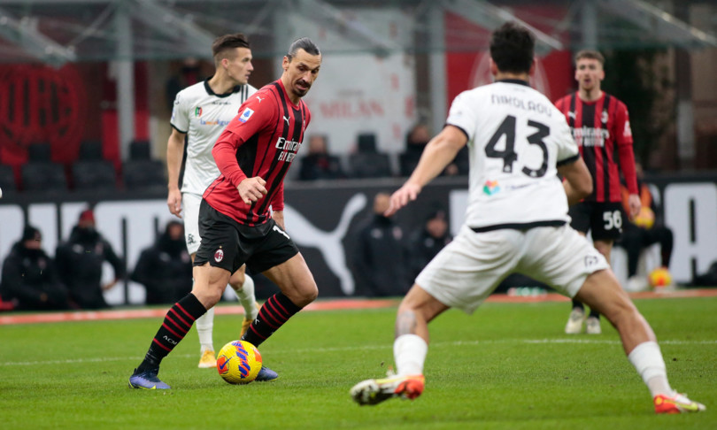 calcio colpo spezia in casa milan 2-1