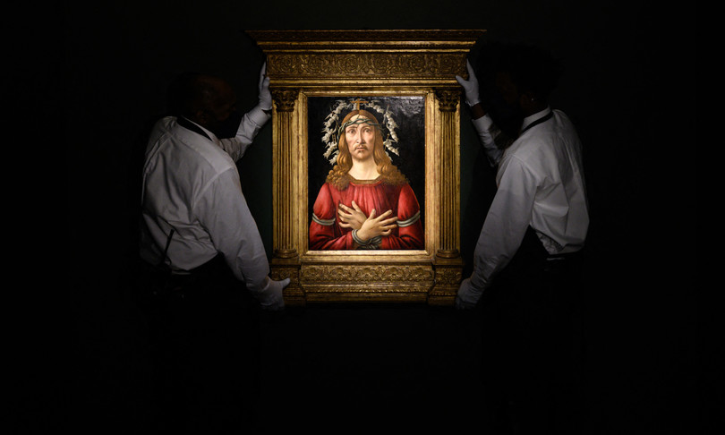 arte uomo dei dolori di botticelli venduto a 45 milioni dollari