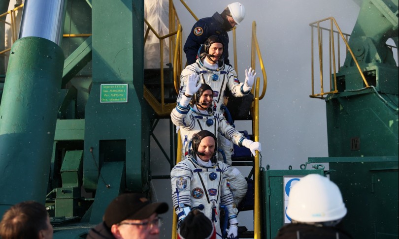 navicella soyuz equipaggio tutto russo dopo 14 anni iss
