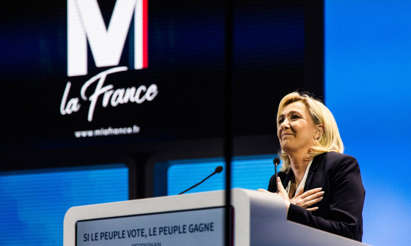 presidenziali francesi le pen ora donna a eliseo