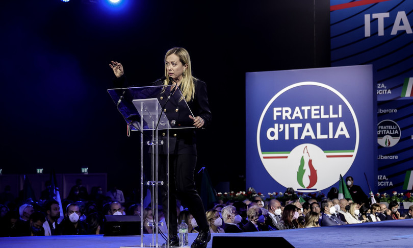giorgia meloni convention fdi milano