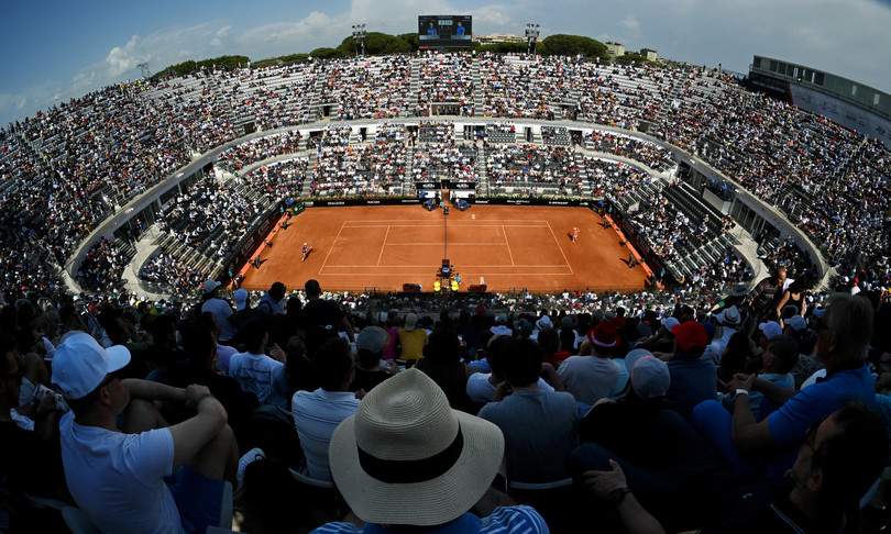 internazionali tennis relax atleti tra biliardo e ping pong