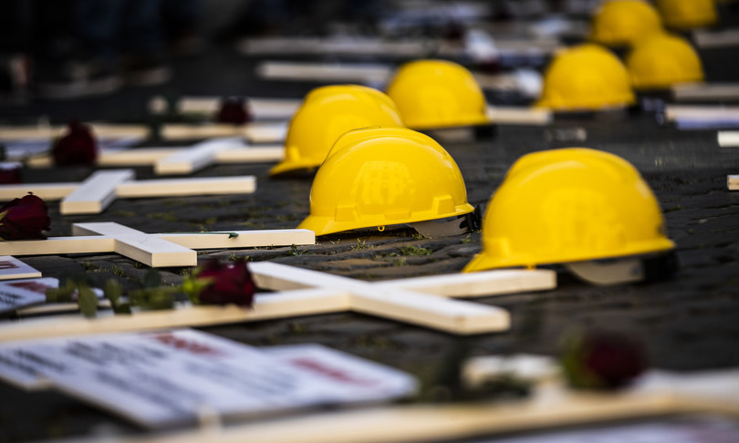 Incidenti lavoro Inail 254.493 4 mesi +48,1% 261 morti