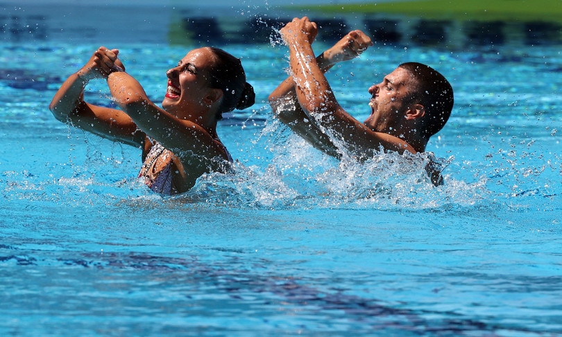Nuoto Minisini-Ruggiero oro mondiale sincro storia