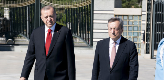 Draghi ad Ankara, asse con Erdogan su Ucraina e migranti