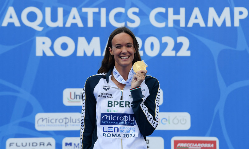europei nuoto italia cinque volte d'oro al foro italico