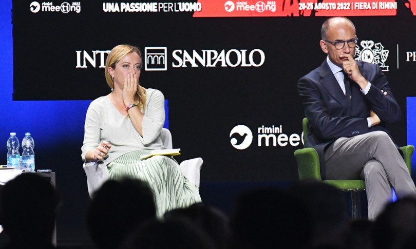 agcom boccia duello tv letta meloni