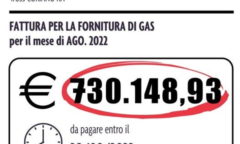 bollette comunità san patrignano con gas 730 mila euro