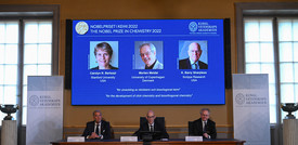 Nobel a Bertozzi, Meldal e Sharpless per la 'chimica a scatto'
