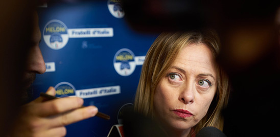 Giorgia Meloni primatista assoluta di citazioni sui social
