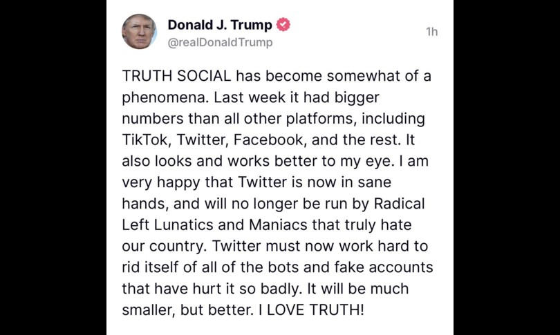 ritorno trump twitter musk buone mani