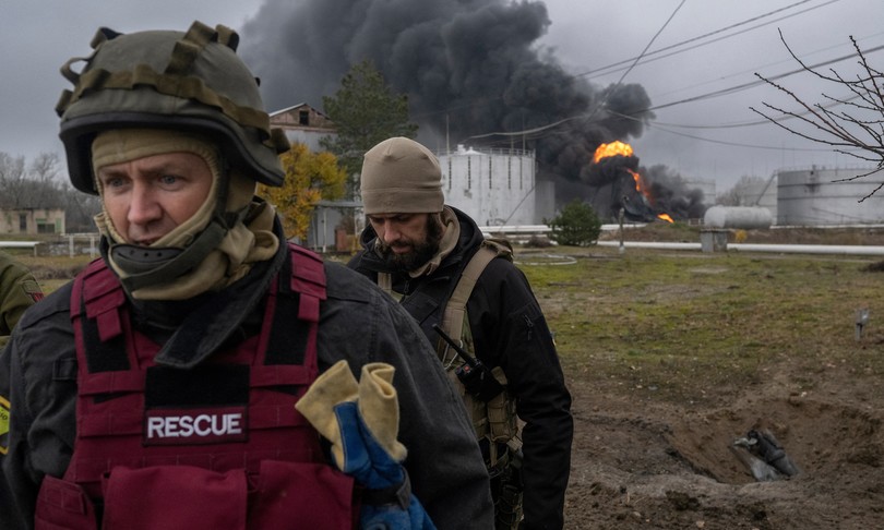 nuovi raid russi kherson ucraina guerra
