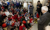 Bambini e doni di Natale, l’udienza speciale di Mattarella