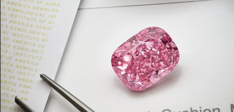 Diamants Roses 1.46 Carats - Pureté à L'œil Nu - Coupe Excellente - Rare Et Précieux