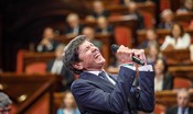 Il concerto di Gianni Morandi nell’aula del Senato