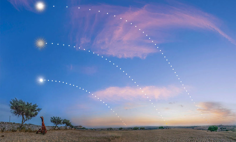 nasa solstizio foto italiana sicilia