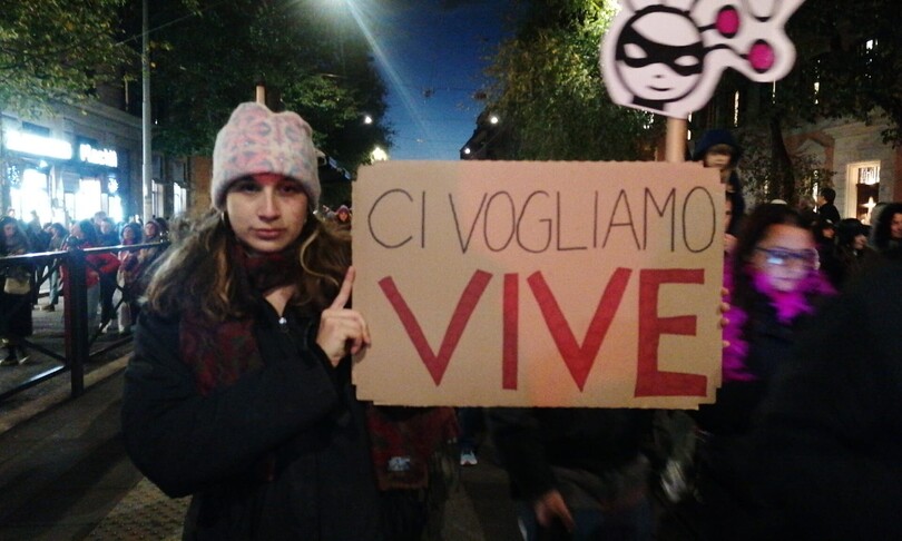 Violenza donne corteo roma 25 novembre Violenza donne corteo roma 25 novembre