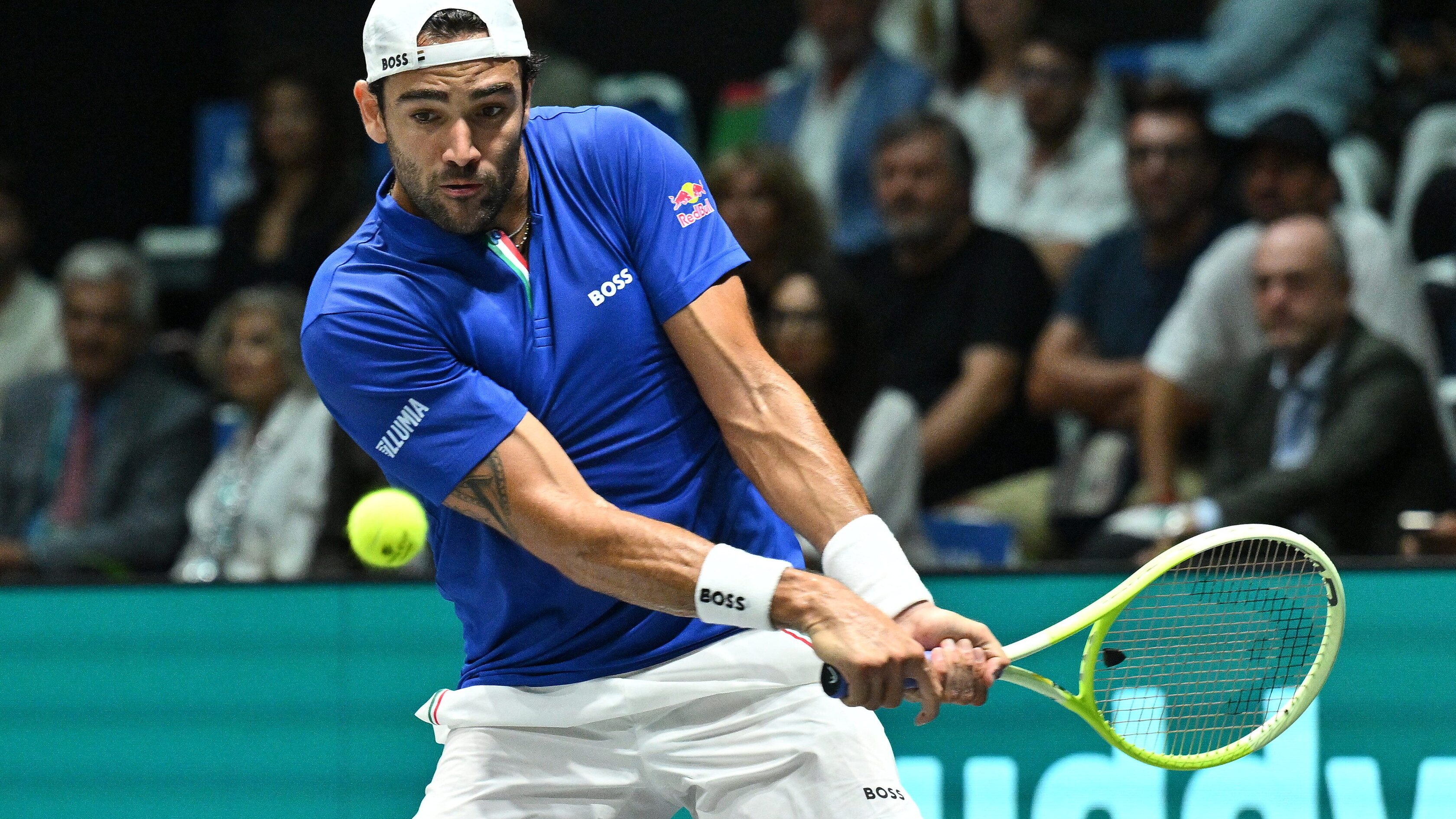 Berrettini batte Blockx in Coppa Davis, primo punto contro il Belgio