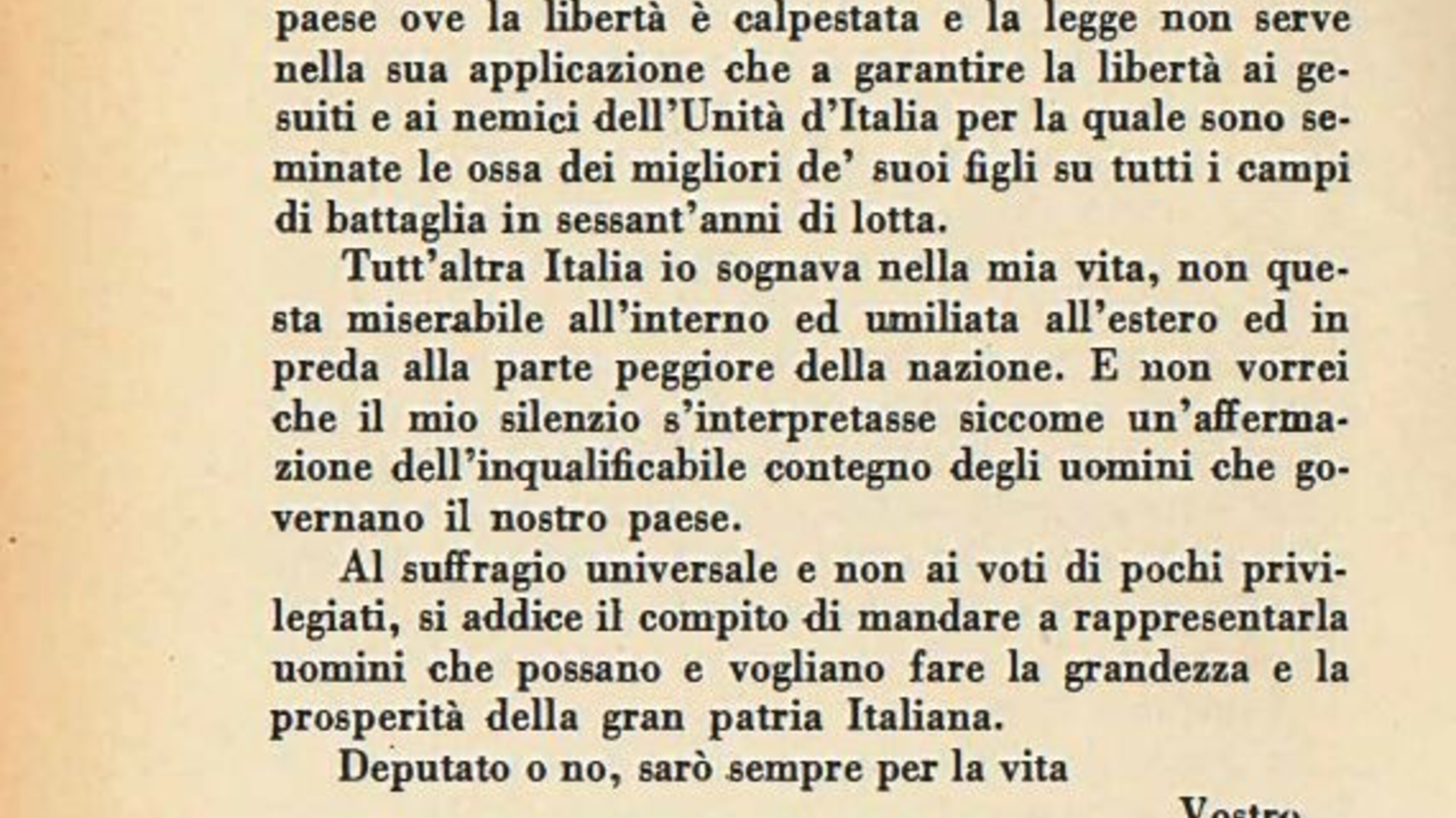 24 settembre 1880: Giuseppe Garibaldi si dimette da deputato. La Camera pubblica la lettera dell'eroe dei due mondi