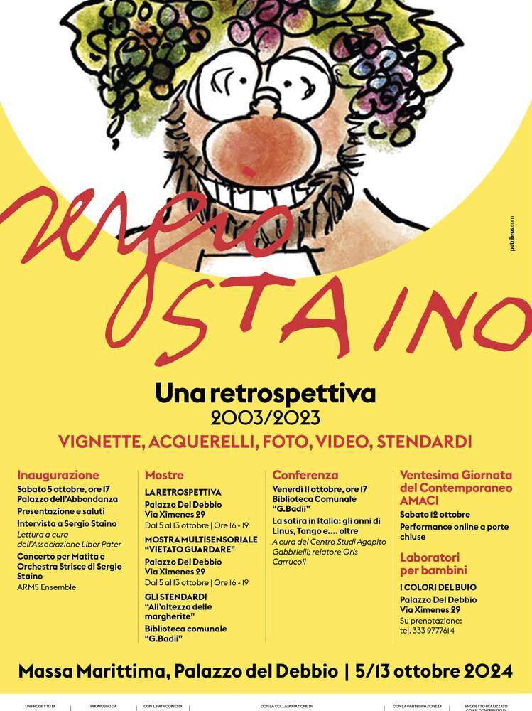 A Massa Marittima una retrospettiva sul Maestro Staino