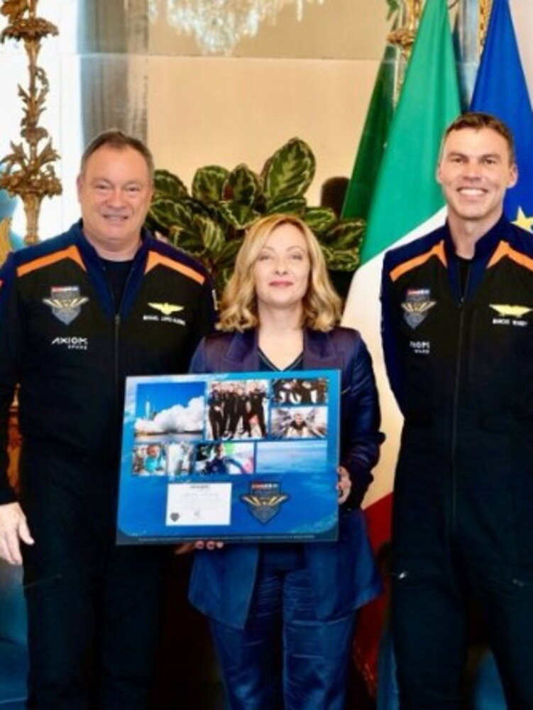 Meloni riceve gli astronauti Ax-3: "Lo spazio è un settore strategico"