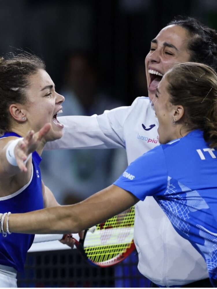 L'Italtennis femminile batte la Slovacchia e conquista la Billie Jean King Cup