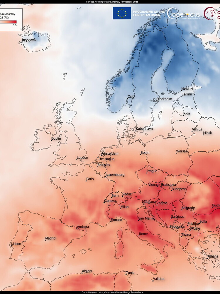 Gennaio 2025 il più caldo di tutti i tempi